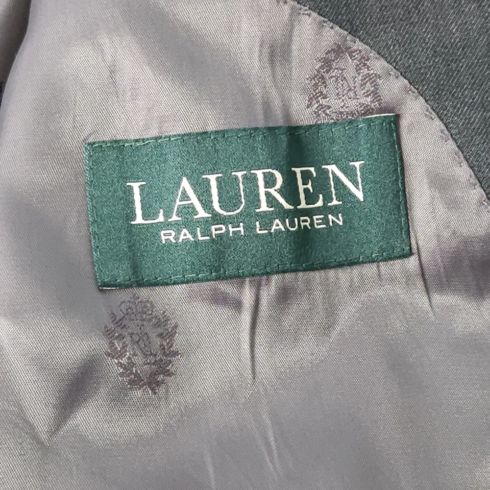 Lauren Ralph Lauren Mens 46R Charcoal Gray Wool Blazer Old Money‎ Aesthetic